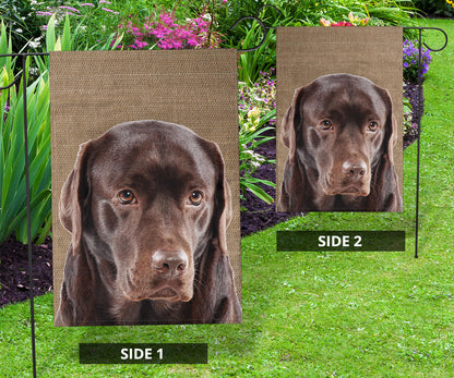 Labrador Dog Design Garden & House Flags - JillnJacks Exclusive