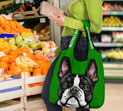Boston Terrier Design 3 Pack Grocery Bags - 2022 Collection