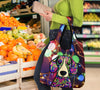 Beagle Design 3 Pack Grocery Bags With Holiday / Christmas Print - Art by Cindy Sang