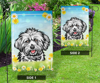 Lhasa Apso Design Spring and Summer Garden And House Flags - 2022 Collection