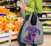 Whippet Design 3 Pack Grocery Bags - Art by Cindy Sang - JillnJacks Exclusive