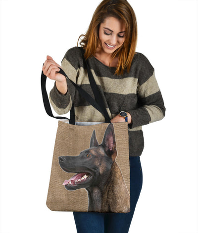 Belgian Malinois Dog Design Tote Bags - JillnJacks Exclusive