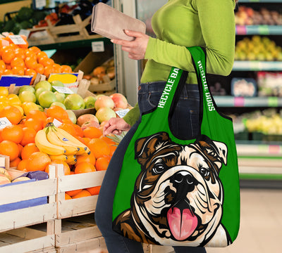 Bulldog Design 3 Pack Grocery Bags - 2022 Collection
