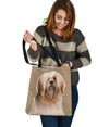 Lhasa Apso Dog Design Tote Bags - JillnJacks Exclusive