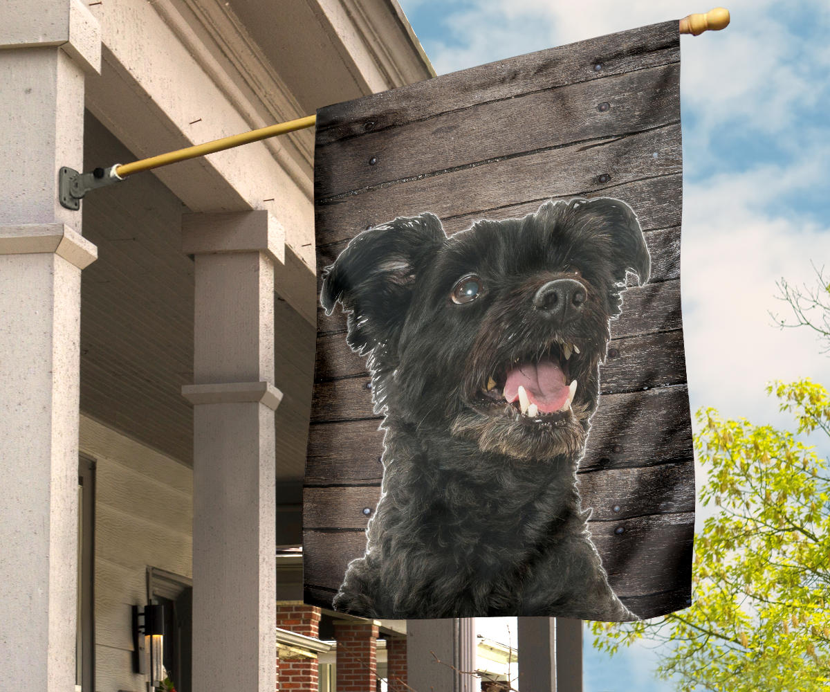 Yorkiepoo Dog Design Garden & House Flags - JillnJacks Exclusive