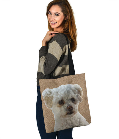 Maltipoo Dog Design Tote Bags - JillnJacks Exclusive