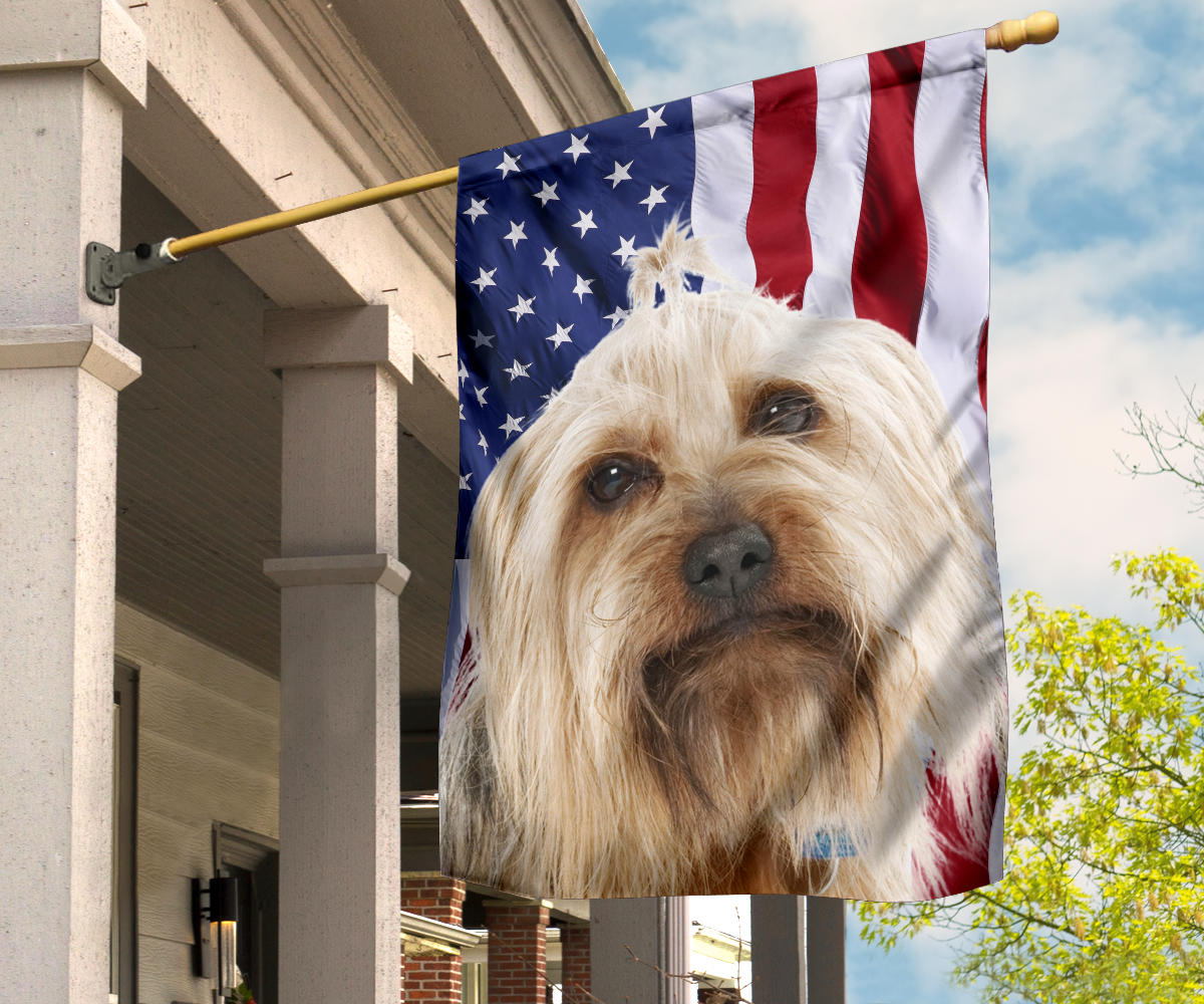 Yorkie Dog Design Garden & House Flags - JillnJacks Exclusive