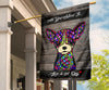 Chihuahua Design Garden & House Flags - Art By Cindy Sang - JillnJacks Exclusive