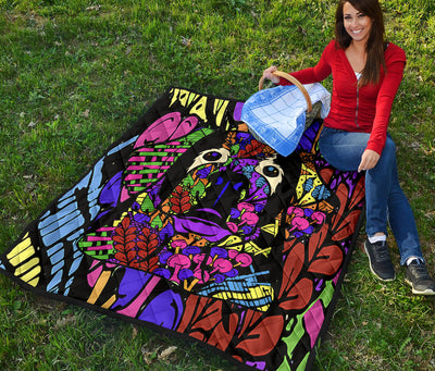 Saint Bernard Design Handcrafted Quilts - Art By Cindy Sang - JillnJacks Exclusive