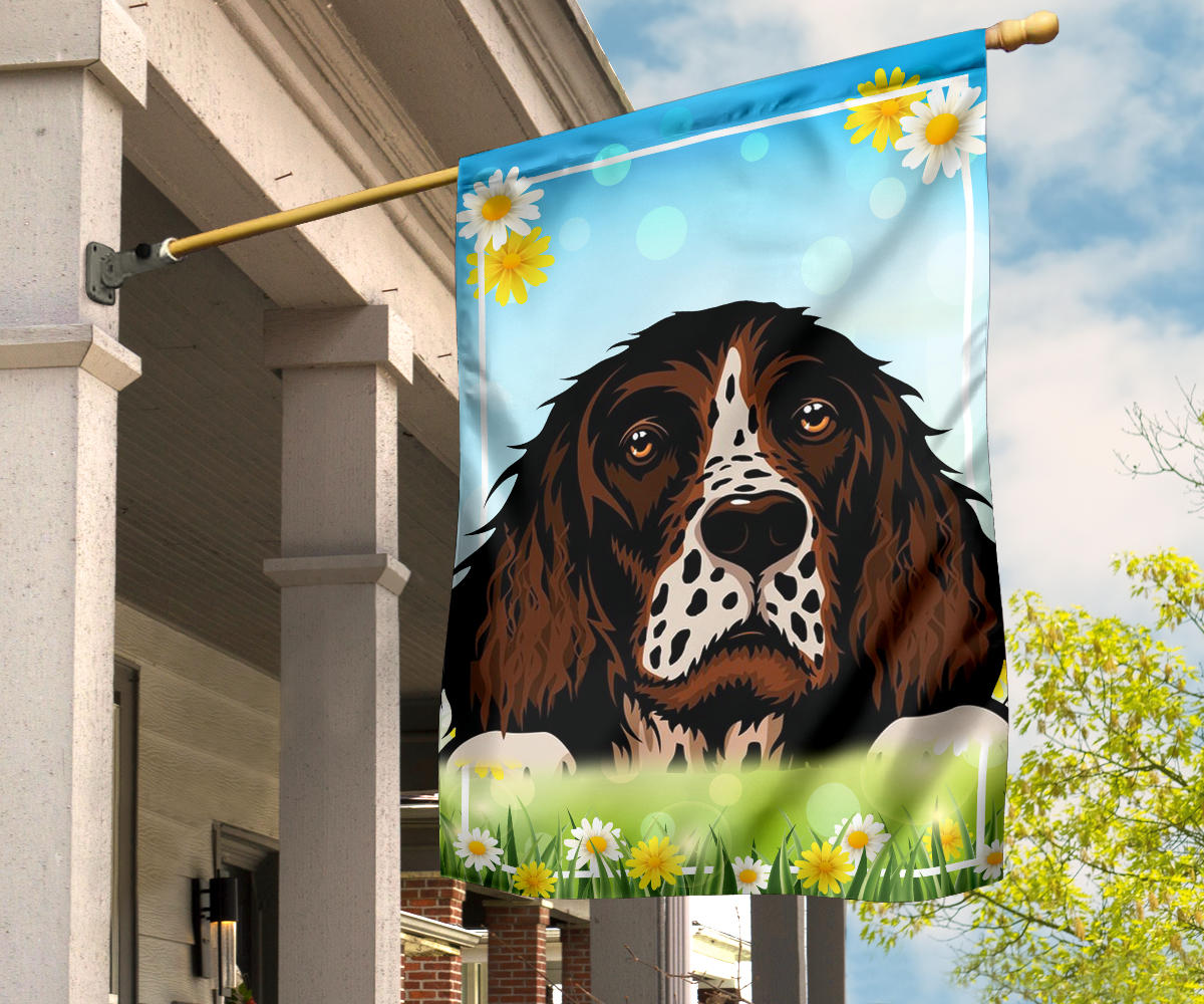 English Springer Spaniel Design #3 Spring and Summer Garden And House Flags - 2022 Collection