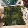 Poodle Green Camouflage Design Premium Blanket
