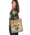 Pomeranian Design Tote Bags - JillnJacks Exclusive