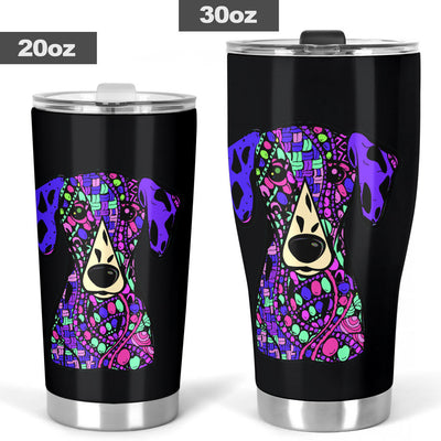 Dalmatian Design Double-Walled Vacuum Insulated Tumblers - Art By Cindy Sang - JillnJacks Exclusive