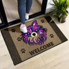 Long Haired Chihuahua Design Premium Handcrafted Door Mats - Art By Cindy Sang - JillnJacks Exclusive