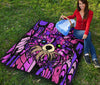 Long Haired Chihuahua Design Handcrafted Quilts - Art By Cindy Sang - JillnJacks Exclusive
