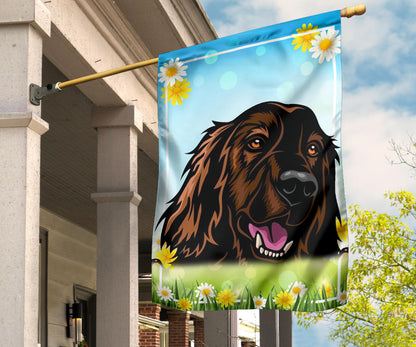 Irish Setter Design #2 Spring and Summer Garden And House Flags - 2022 Collection