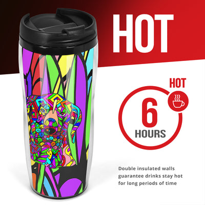 Great Dane Vacuum Insulated Reusable Coffee Cups - Art By Cindy Sang - JillnJacks Exclusive