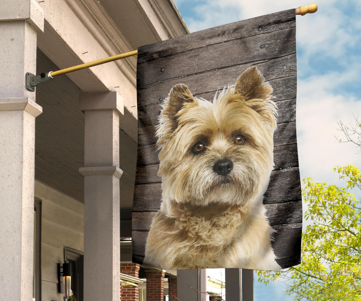 Cairn Terrier Dog Design Garden & House Flags - JillnJacks Exclusive