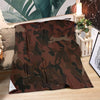 Airedale Terrier Maroon Camouflage Design Premium Blanket