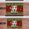 Corgi Design Christmas Background Door Mats - 2022 Collection