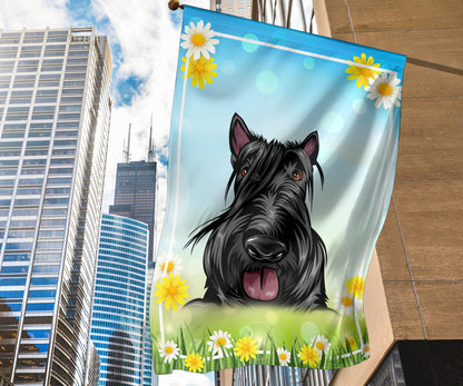 Scottish Terrier Design Spring and Summer Garden And House Flags - 2022 Collection