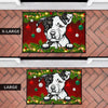 Pit Bull Design (Series 1) Christmas Background Door Mats - 2022 Collection