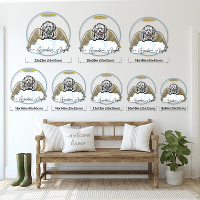 Maltese Design My Guardian Angel Metal Sign for Indoor or Outdoor Use