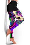 Blue Heeler Design Leggings - Art By Cindy Sang - Jillnjacks Exclusive