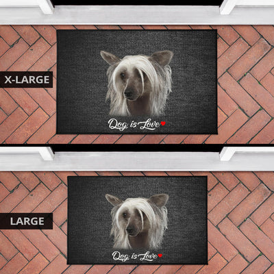 Chinese Crested Dog Design Premium Handcrafted Door Mats - JillnJacks Exclusive