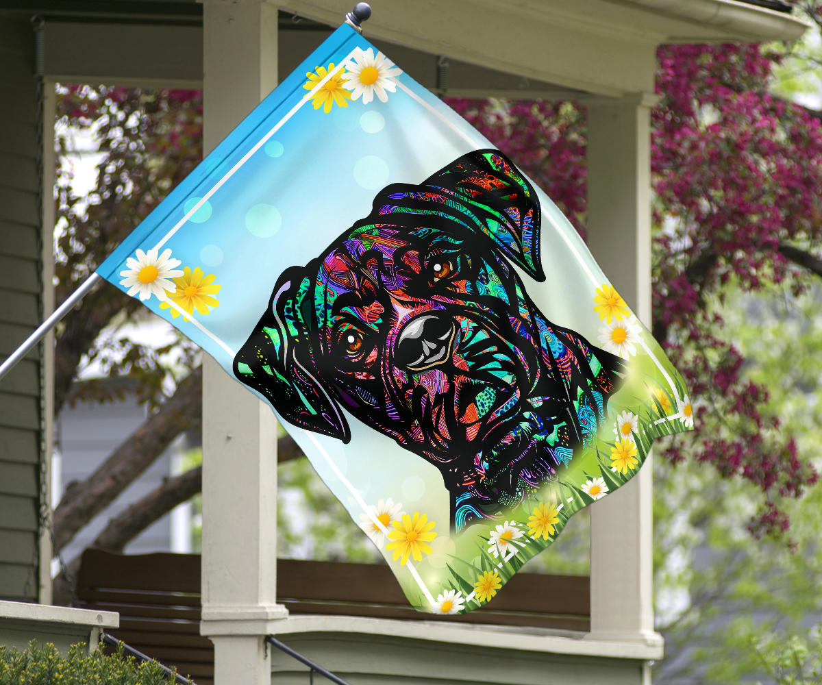 Boxer Design Spring Garden And House Flags - 2023 Collection by Cindy Sang