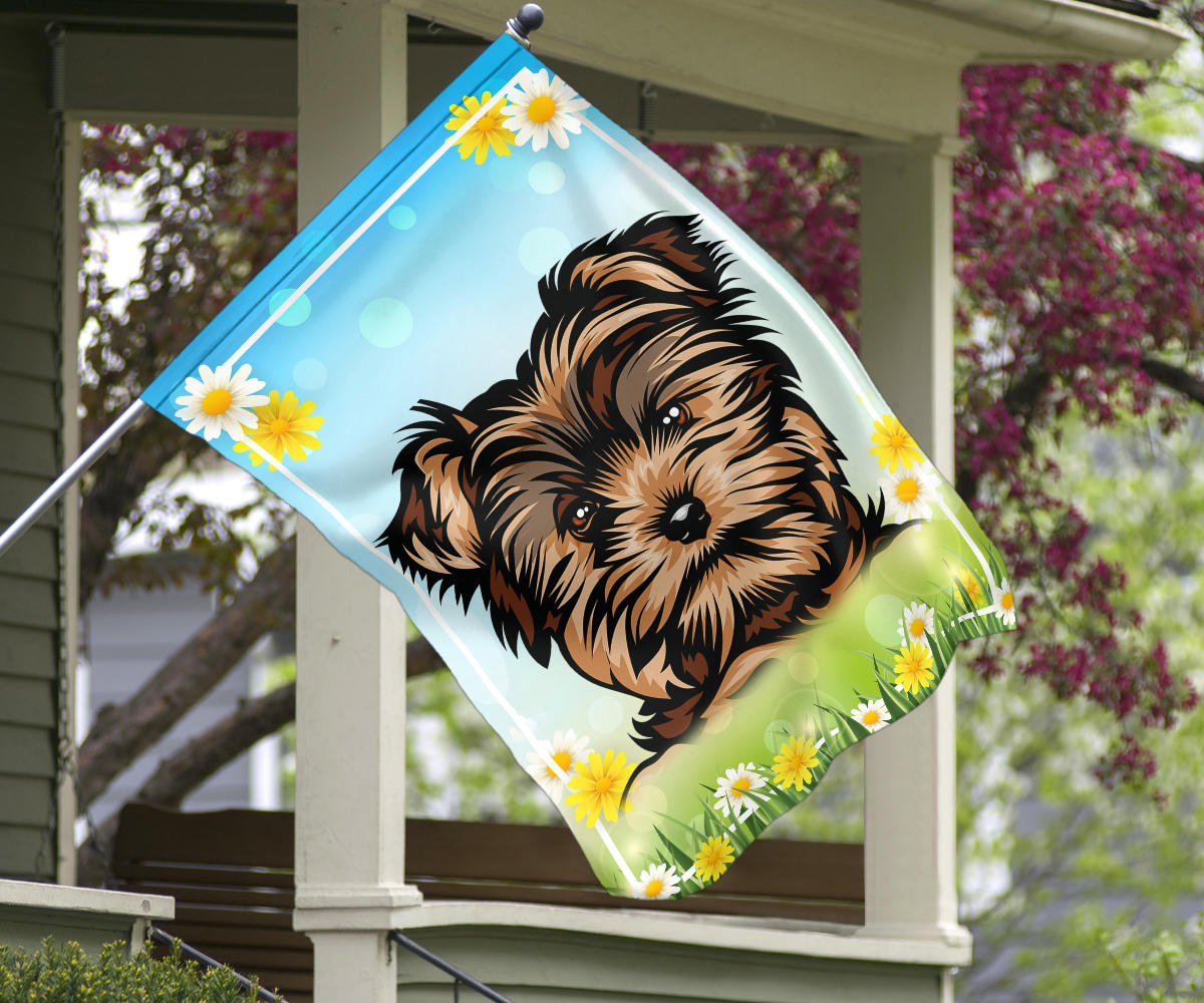 Yorkshire Terrier (Yorkie) Design Spring and Summer Garden And House Flags - 2022 Collection