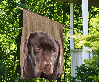 Labrador Dog Design Garden & House Flags - JillnJacks Exclusive