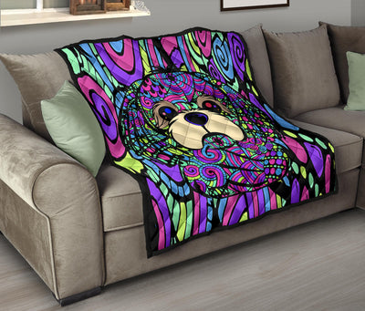 Shih Tzu Design Handcrafted Quilts - Art By Cindy Sang - JillnJacks Exclusive