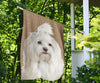 Havanese Dog Design Garden & House Flags - JillnJacks Exclusive